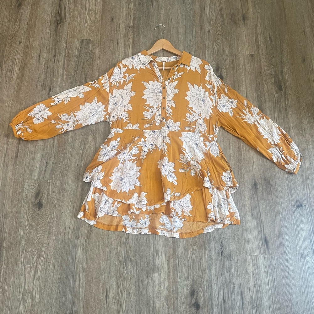 Free People Floral retro print dress